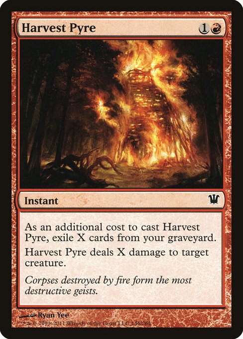 Magic the Gathering Card - Harvest Pyre - MTG Circle