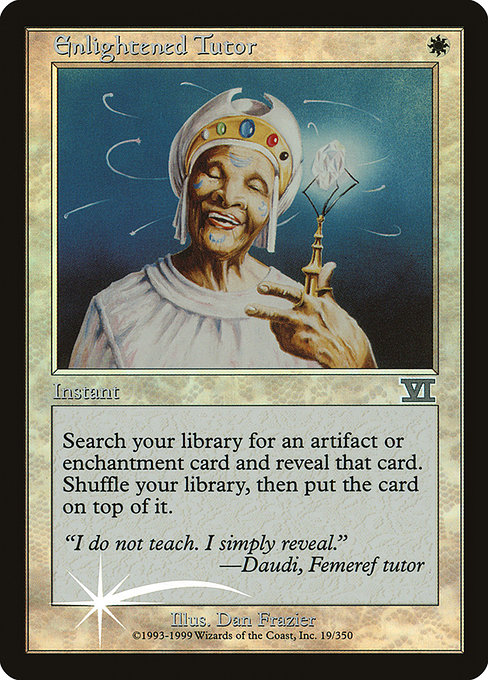 Magic the Gathering Card - Enlightened Tutor - MTG Circle