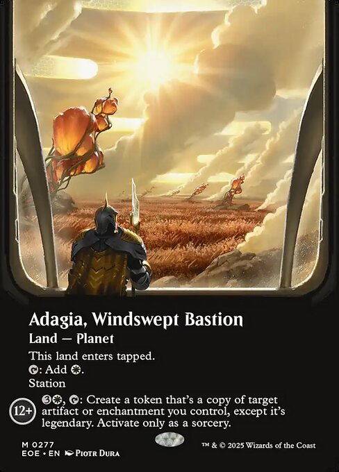Magic the Gathering Card - Adagia, Windswept Bastion - MTG Circle