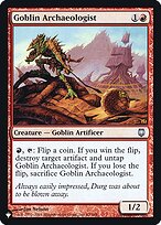 Magic the Gathering Card - Goblin Archaeologist - MTG Circle