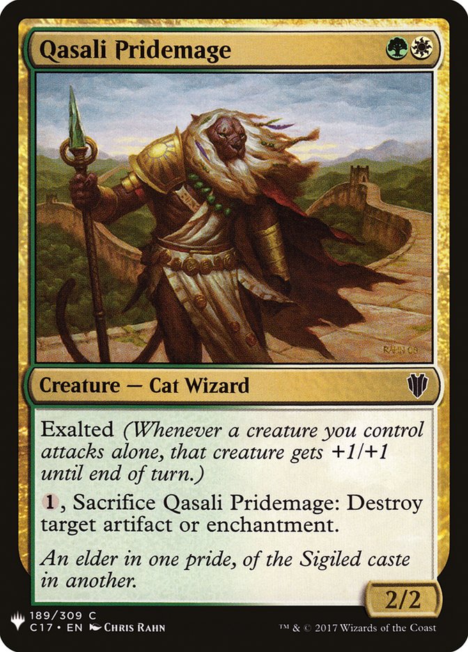 Magic the Gathering Card - Qasali Pridemage - MTG Circle