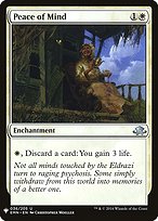 Magic the Gathering Card - Peace of Mind - MTG Circle