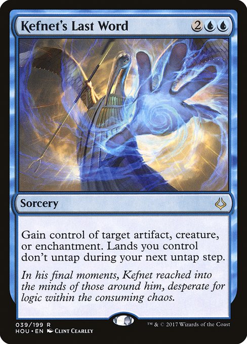 Magic the Gathering Card - Kefnet's Last Word - MTG Circle
