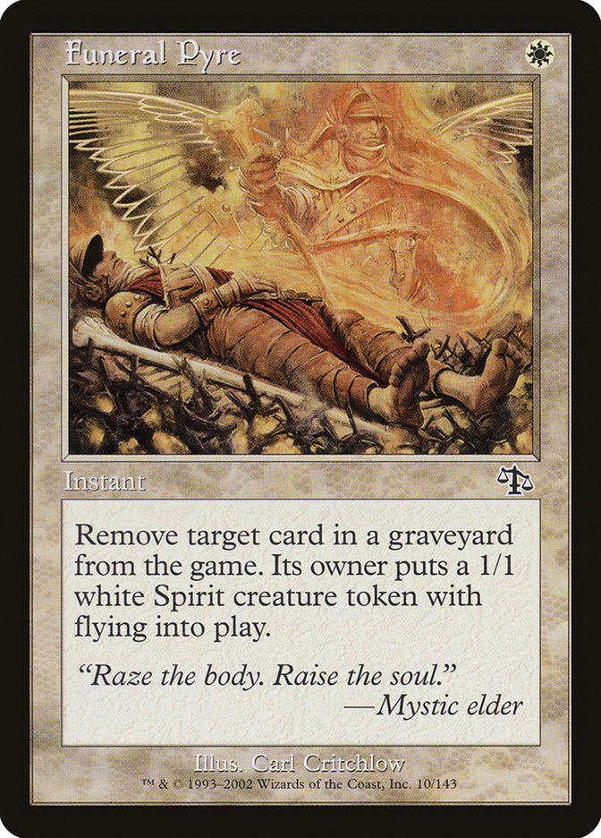 Magic the Gathering Card - Funeral Pyre - MTG Circle