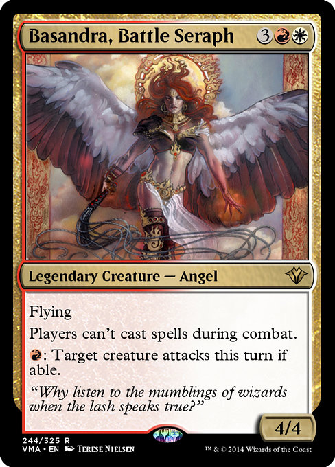 Magic the Gathering Card - Basandra, Battle Seraph - MTG Circle