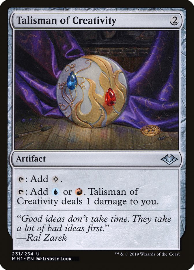 Magic the Gathering Card - Talisman of Creativity - MTG Circle