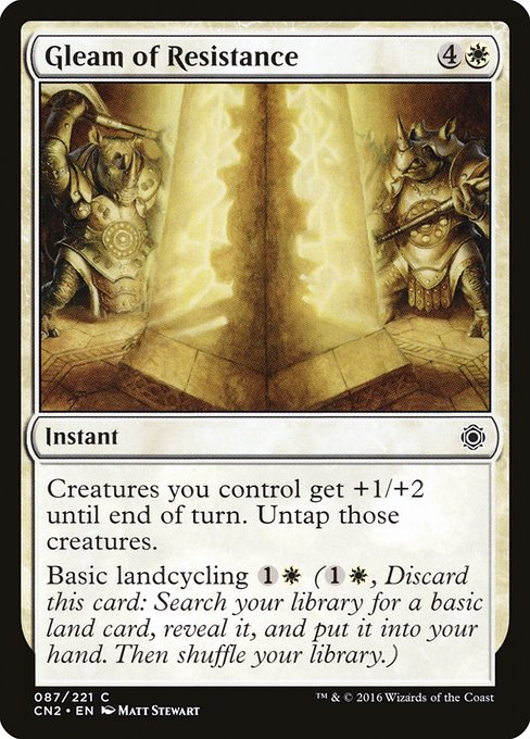 Magic the Gathering Card - Gleam of Resistance - MTG Circle