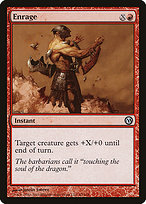 Magic the Gathering Card - Enrage - MTG Circle
