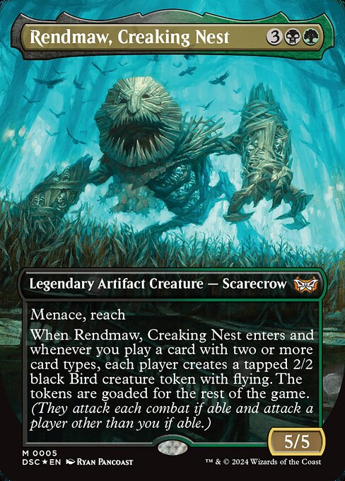 Magic the Gathering Card - Rendmaw, Creaking Nest - MTG Circle