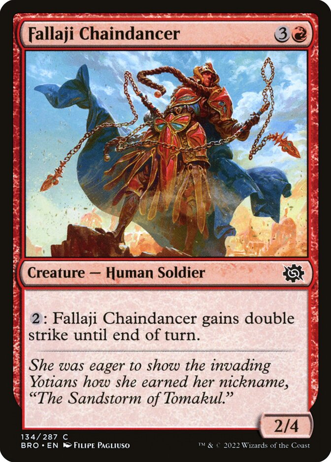 Magic the Gathering Card - Fallaji Chaindancer - MTG Circle