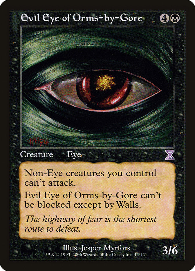 Magic the Gathering Card - Evil Eye of Orms-by-Gore - MTG Circle