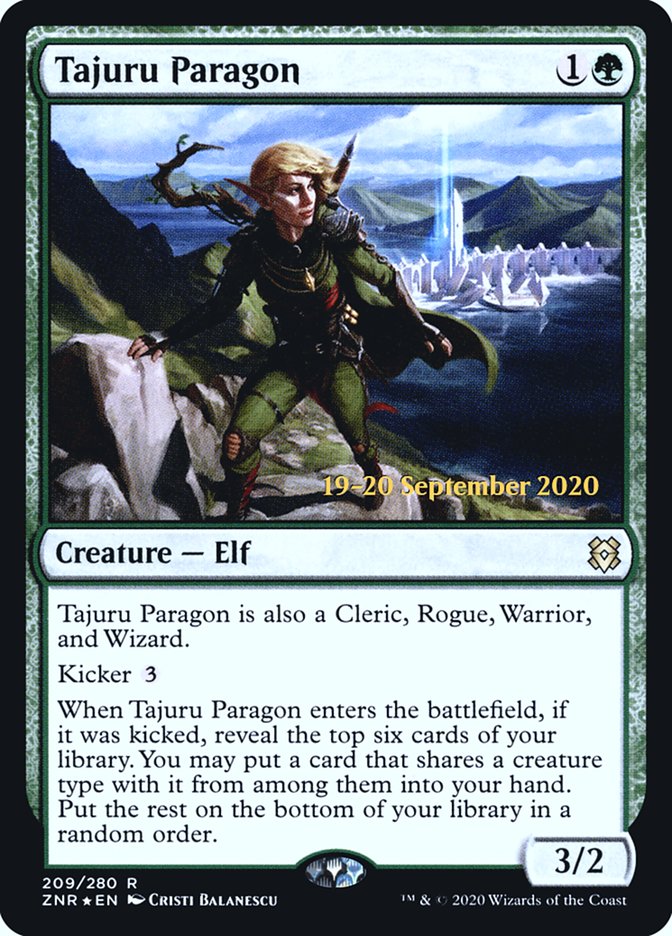 Magic the Gathering Card - Tajuru Paragon - MTG Circle