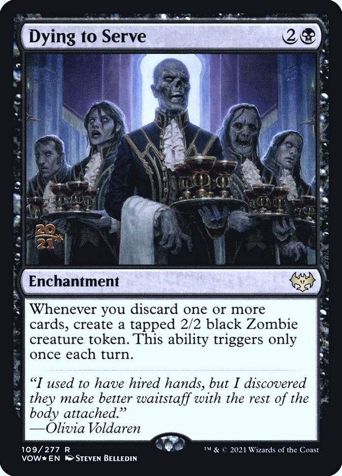 Magic the Gathering Card - Dying to Serve - MTG Circle