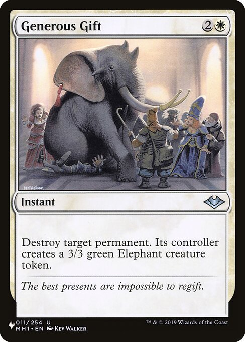 Magic the Gathering Card - Generous Gift - MTG Circle