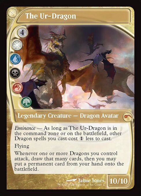 Magic the Gathering Card - The Ur-Dragon - MTG Circle
