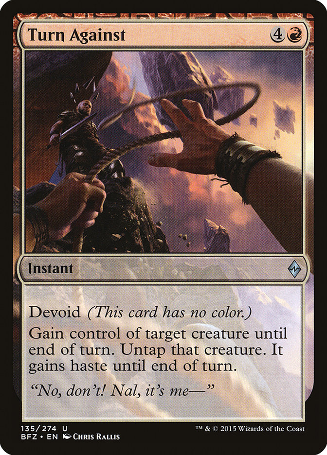 Magic the Gathering Card - Turn Against - MTG Circle