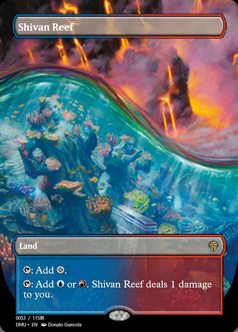 Magic the Gathering Card - Shivan Reef - MTG Circle