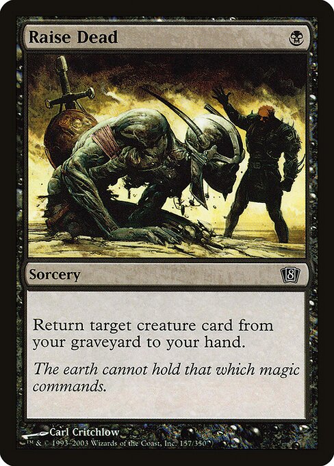Magic the Gathering Card - Raise Dead - MTG Circle