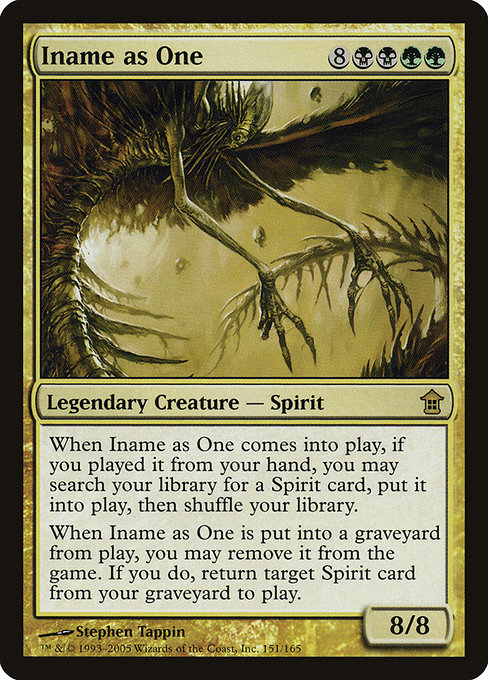 Magic the Gathering Card - Iname as One - MTG Circle