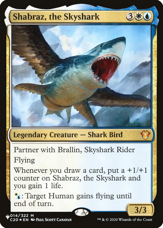 Magic the Gathering Card - Shabraz, the Skyshark - MTG Circle