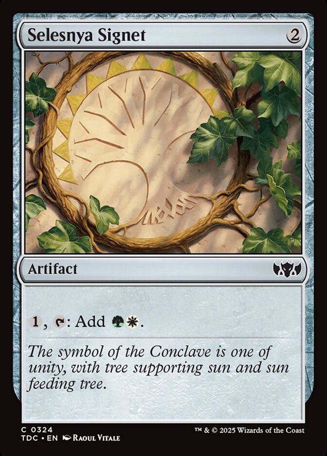 Magic the Gathering Card - Selesnya Signet - MTG Circle