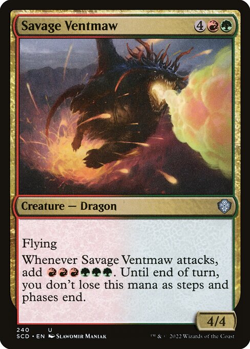 Magic the Gathering Card - Savage Ventmaw - MTG Circle