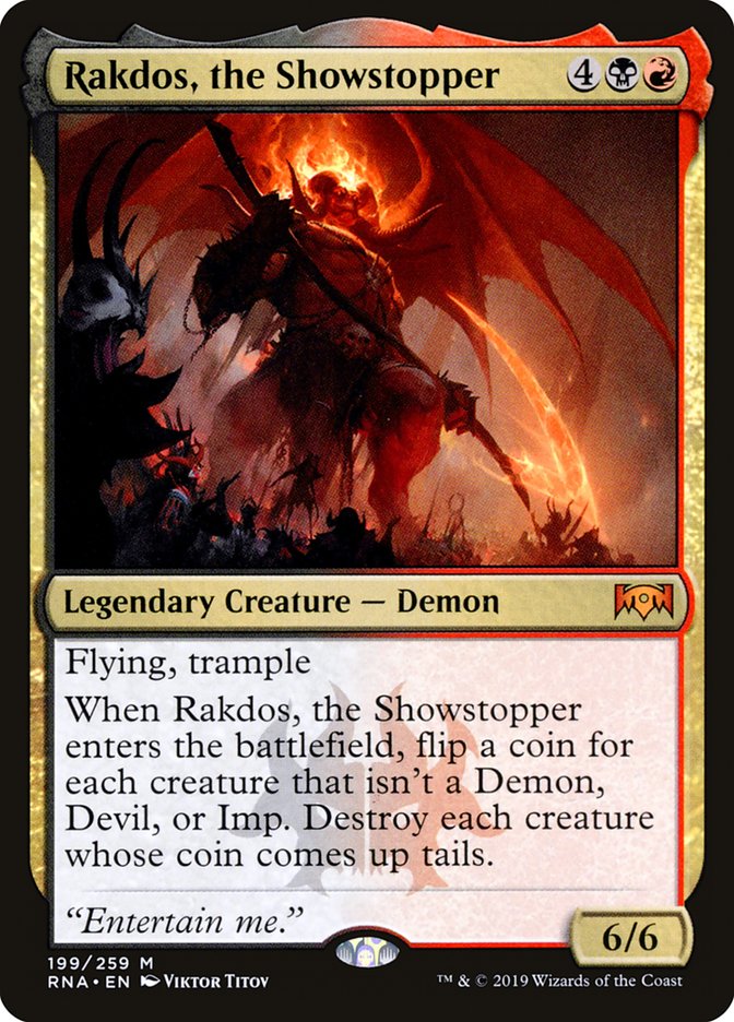 Magic the Gathering Card - Rakdos, the Showstopper - MTG Circle