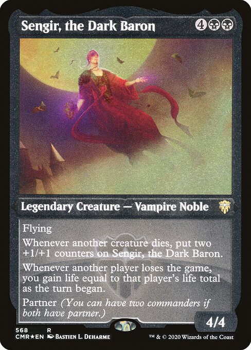 Magic the Gathering Card - Sengir, the Dark Baron - MTG Circle