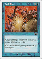 Magic the Gathering Card - Spell Blast - MTG Circle