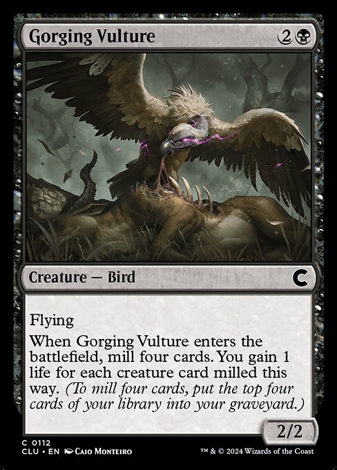 Magic the Gathering Card - Gorging Vulture - MTG Circle