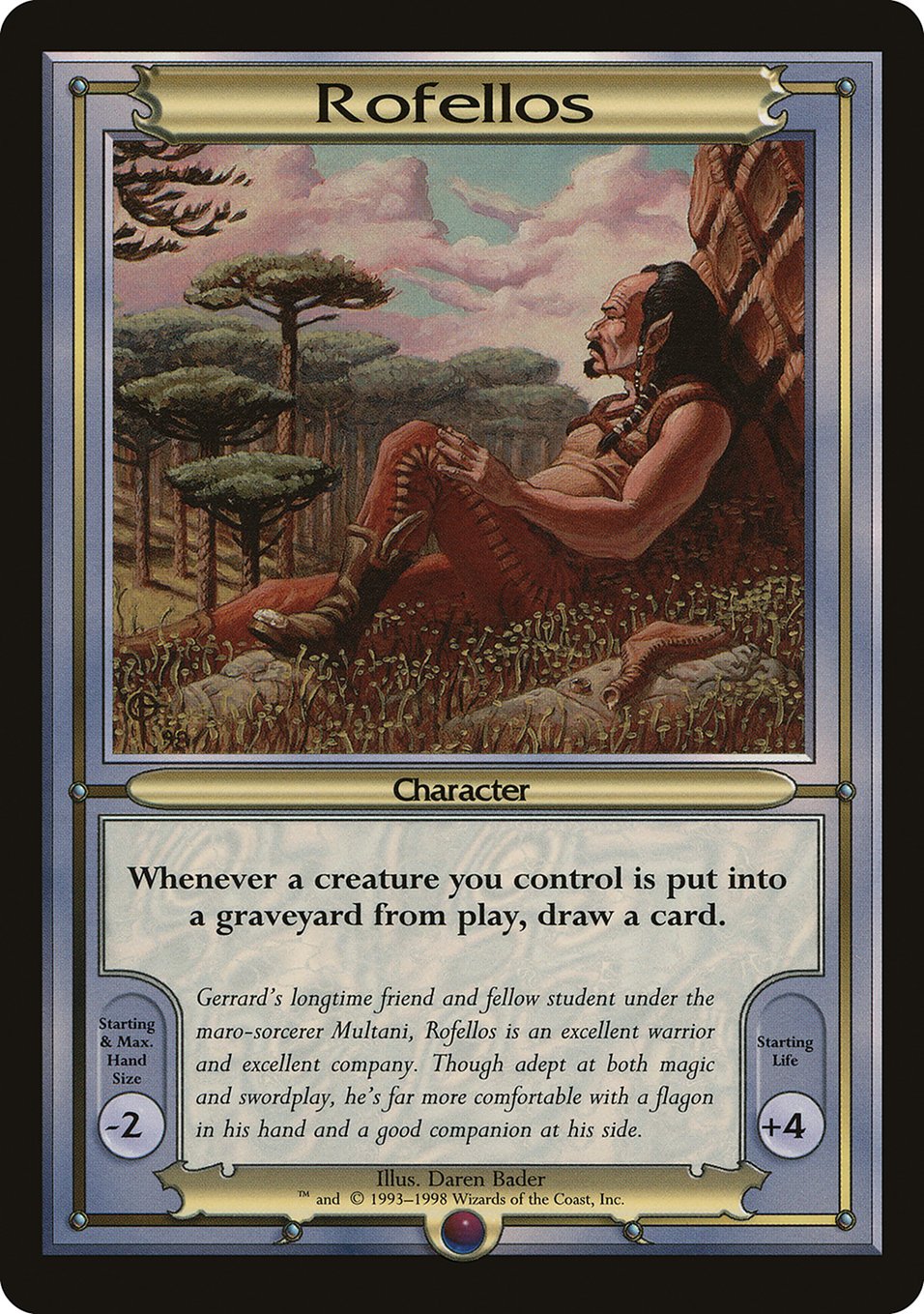 Magic the Gathering Card - Rofellos - MTG Circle