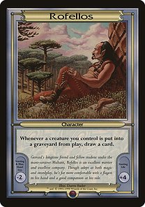 Magic the Gathering Card - Rofellos - MTG Circle