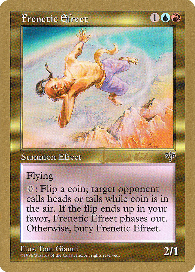 Magic the Gathering Card - Frenetic Efreet - MTG Circle