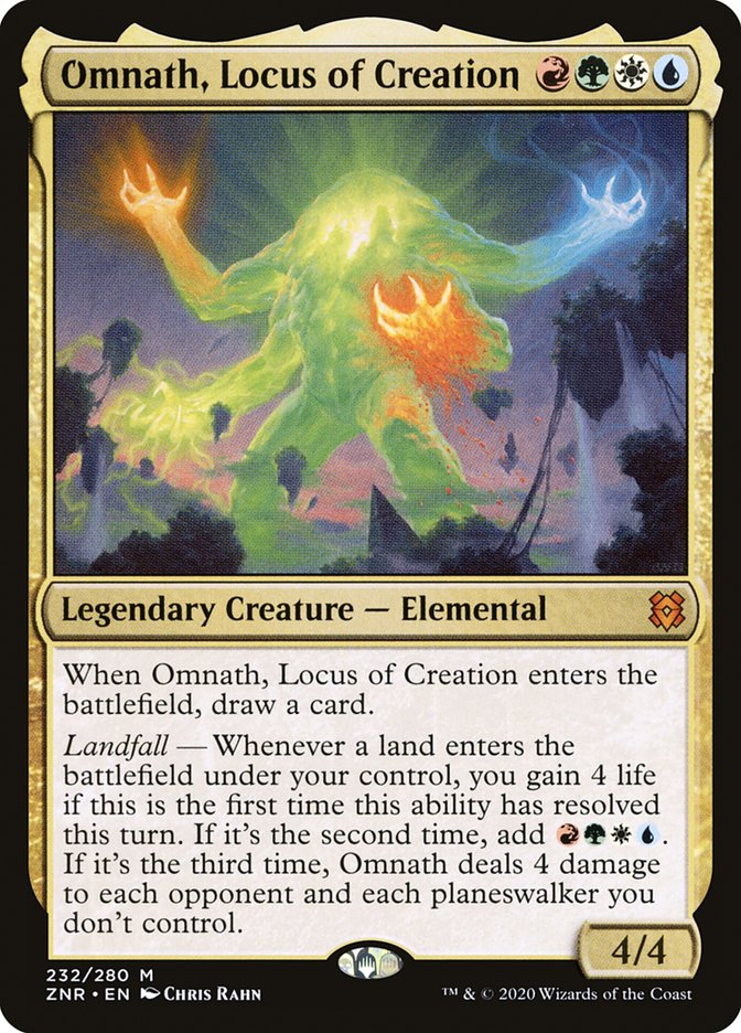 Magic the Gathering Card - Omnath, Locus of Creation - MTG Circle