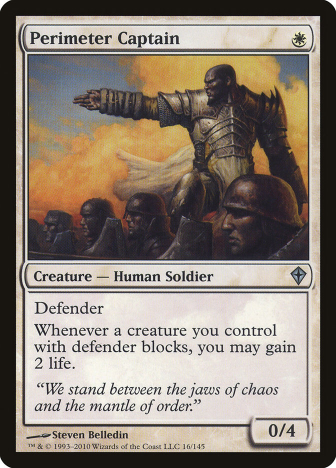 Magic the Gathering Card - Perimeter Captain - MTG Circle