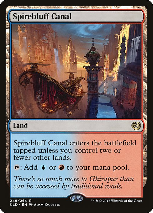 Magic the Gathering Card - Spirebluff Canal - MTG Circle