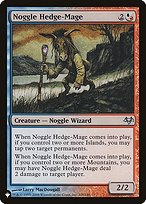 Magic the Gathering Card - Noggle Hedge-Mage - MTG Circle