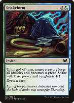 Magic the Gathering Card - Snakeform - MTG Circle