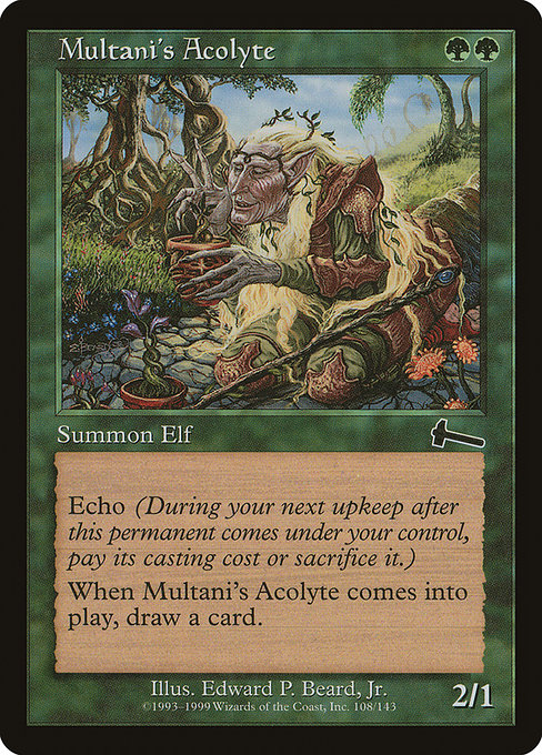 Magic the Gathering Card - Multani's Acolyte - MTG Circle