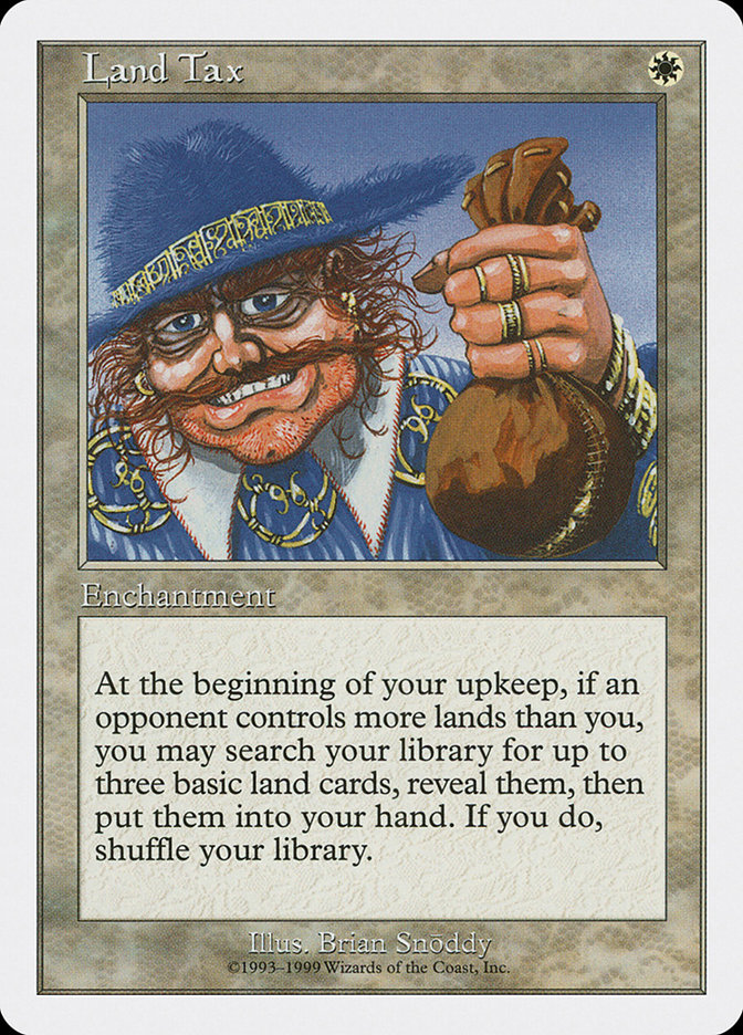 Magic the Gathering Card - Land Tax - MTG Circle