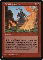 Magic the Gathering Card - Spitting Earth - MTG Circle