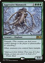 Magic the Gathering Card - Aggressive Mammoth - MTG Circle