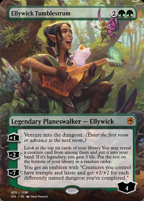 Magic the Gathering Card - Ellywick Tumblestrum - MTG Circle