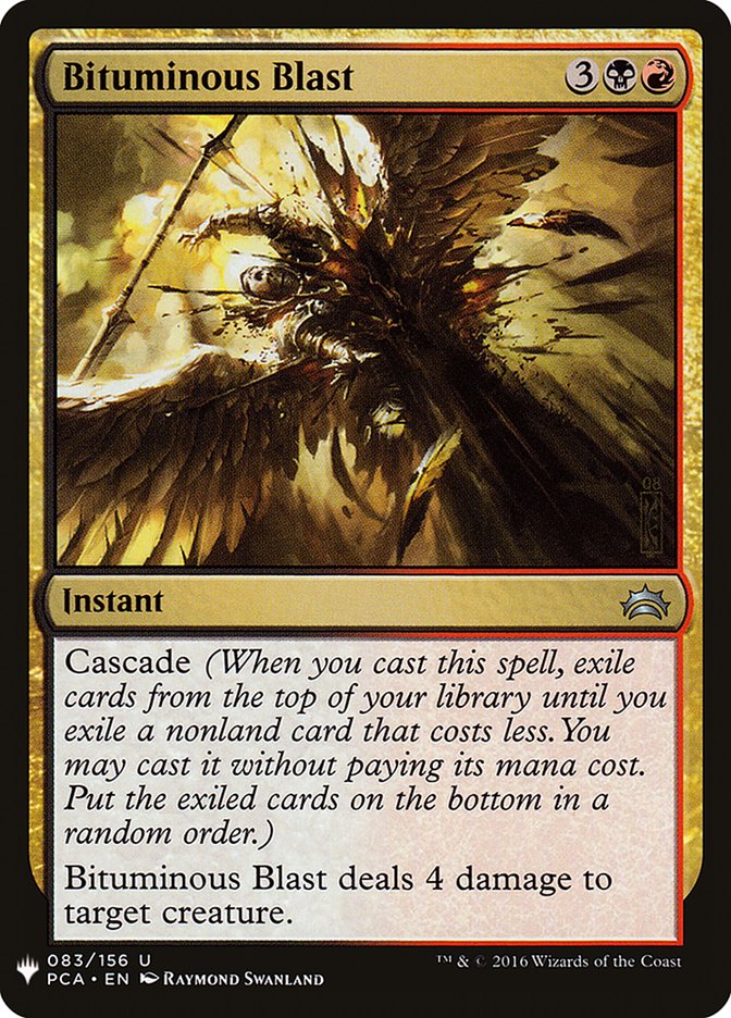 Magic the Gathering Card - Bituminous Blast - MTG Circle