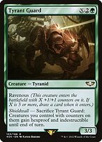 Magic the Gathering Card - Tyrant Guard - MTG Circle