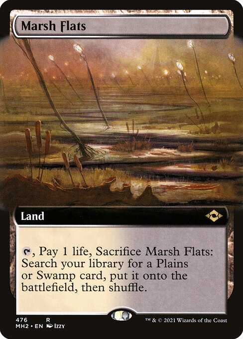 Magic the Gathering Card - Marsh Flats - MTG Circle