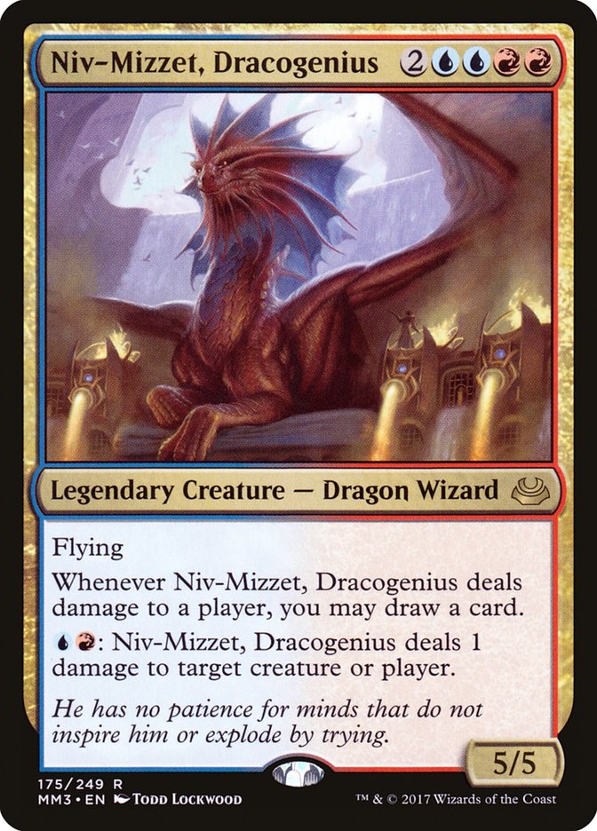 Magic the Gathering Card - Niv-Mizzet, Dracogenius - MTG Circle