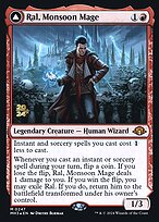 Magic the Gathering Card - Ral, Monsoon Mage // Ral, Leyline Prodigy - MTG Circle