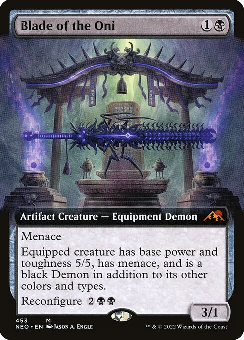 Magic the Gathering Card - Blade of the Oni - MTG Circle