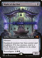 Magic the Gathering Card - Blade of the Oni - MTG Circle